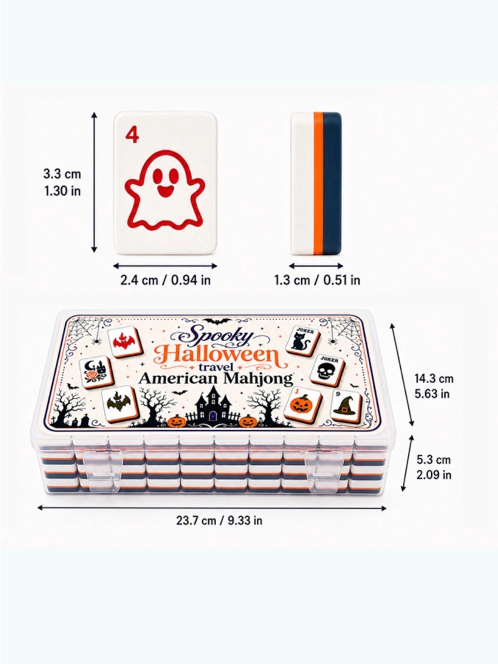 Spooky Halloween American mahjong